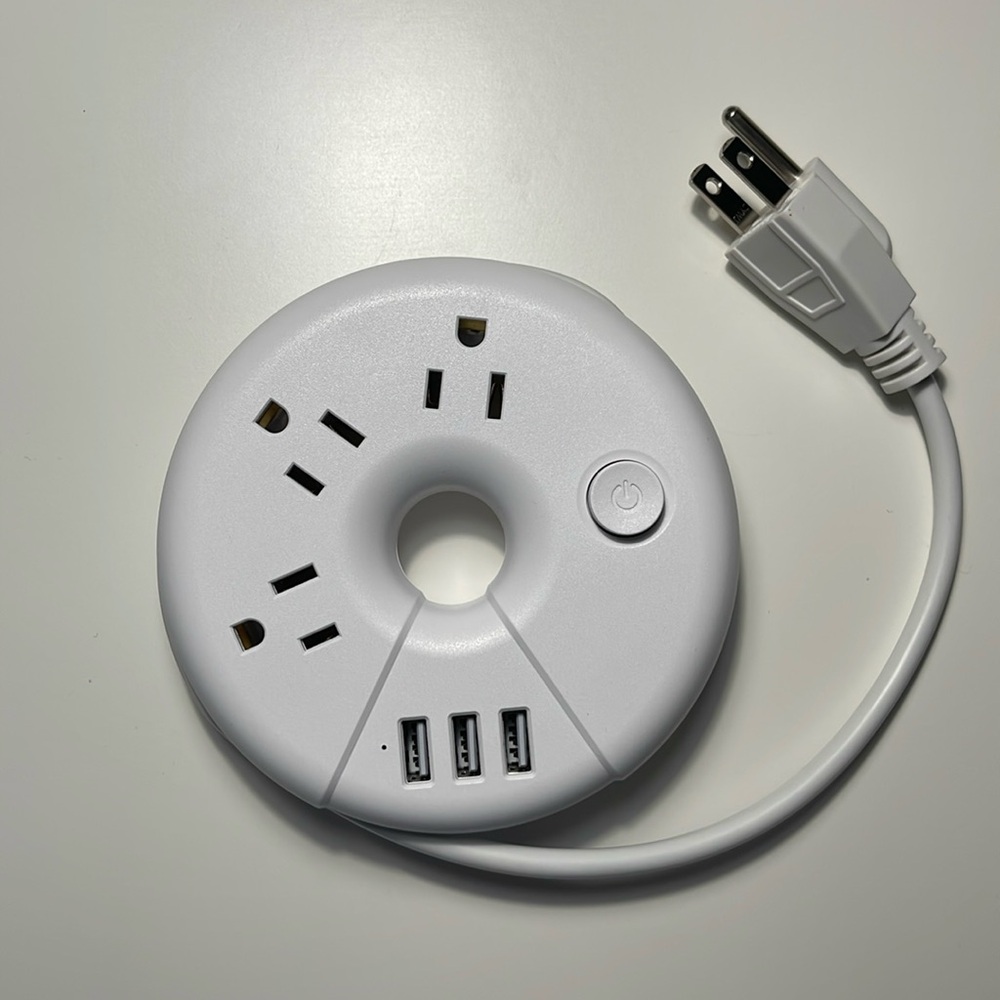 Round power supply.
